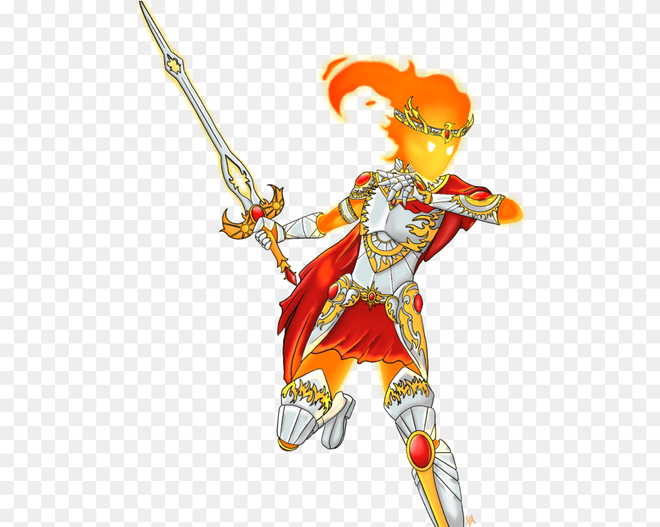 Cartoon, Sword, Weapon, Adult, Female Free Png Download