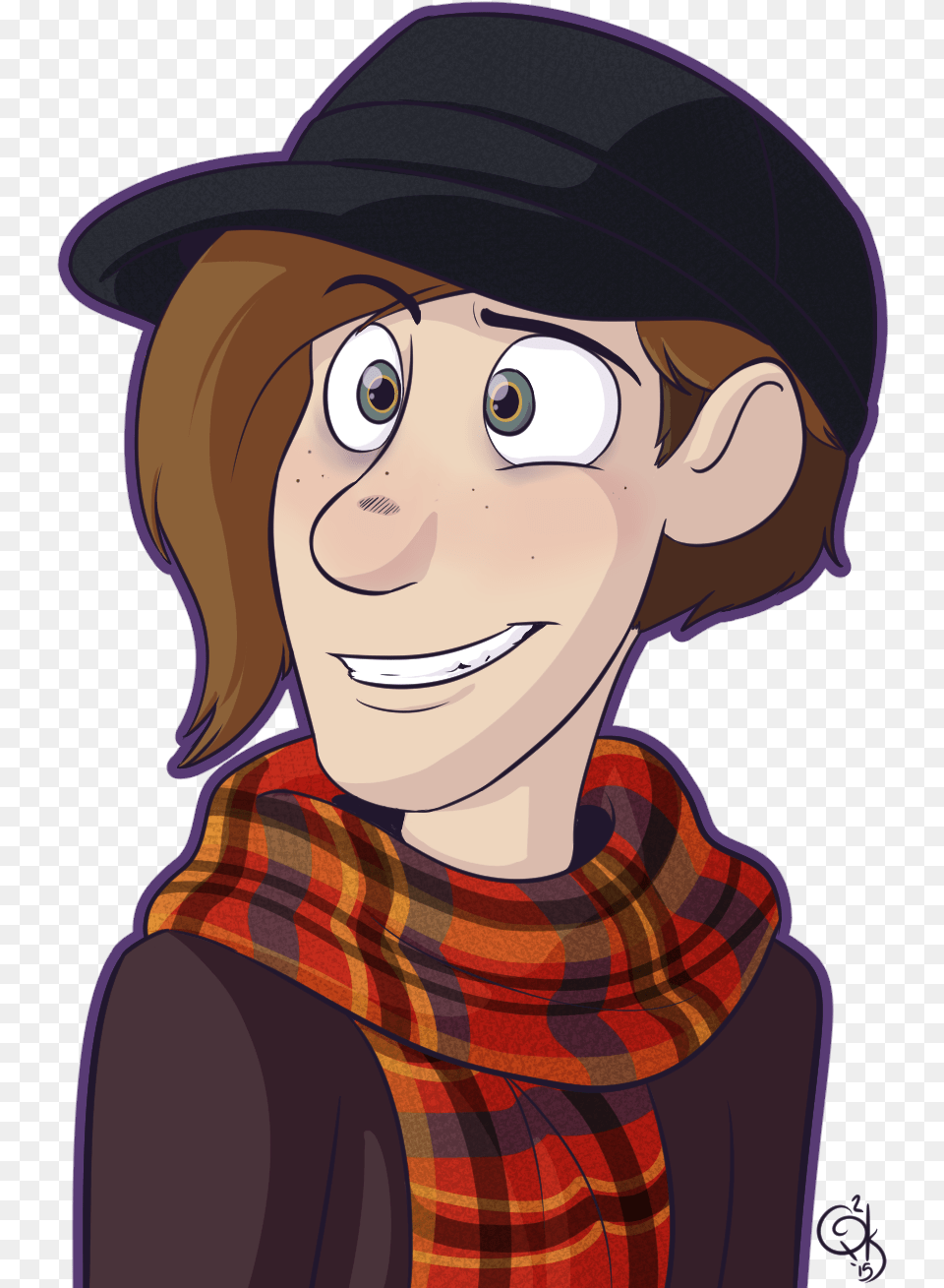 Cartoon, Person, Clothing, Scarf, Face Free Png