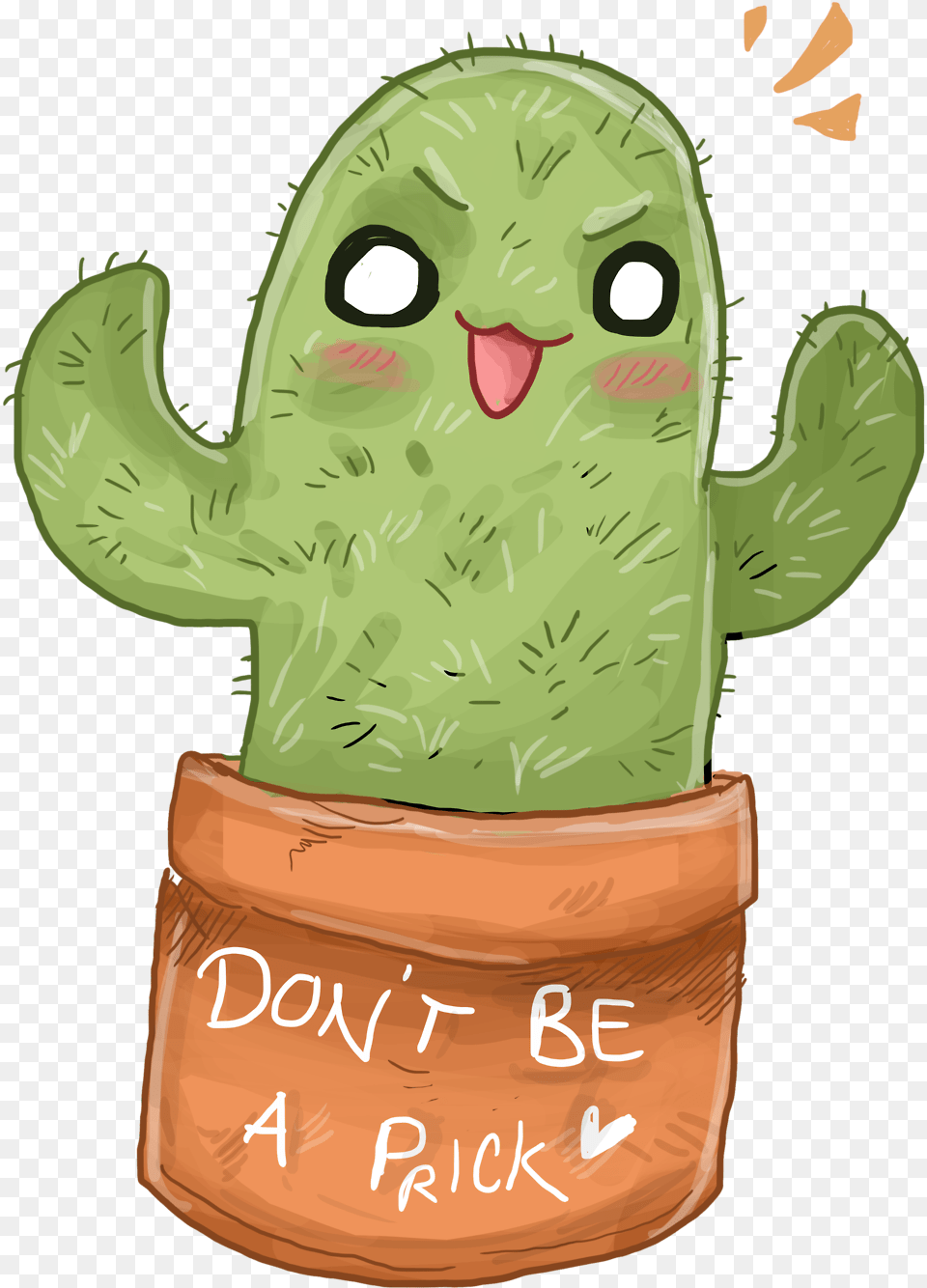 Cartoon, Cactus, Plant, Baby, Person Png