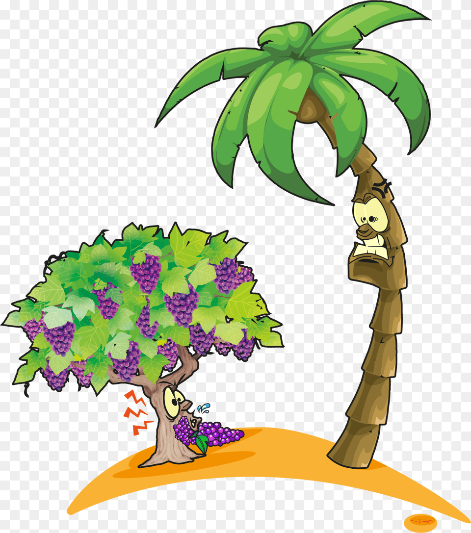 Cartoon, Plant, Vegetation, Tree, Art Free Transparent Png