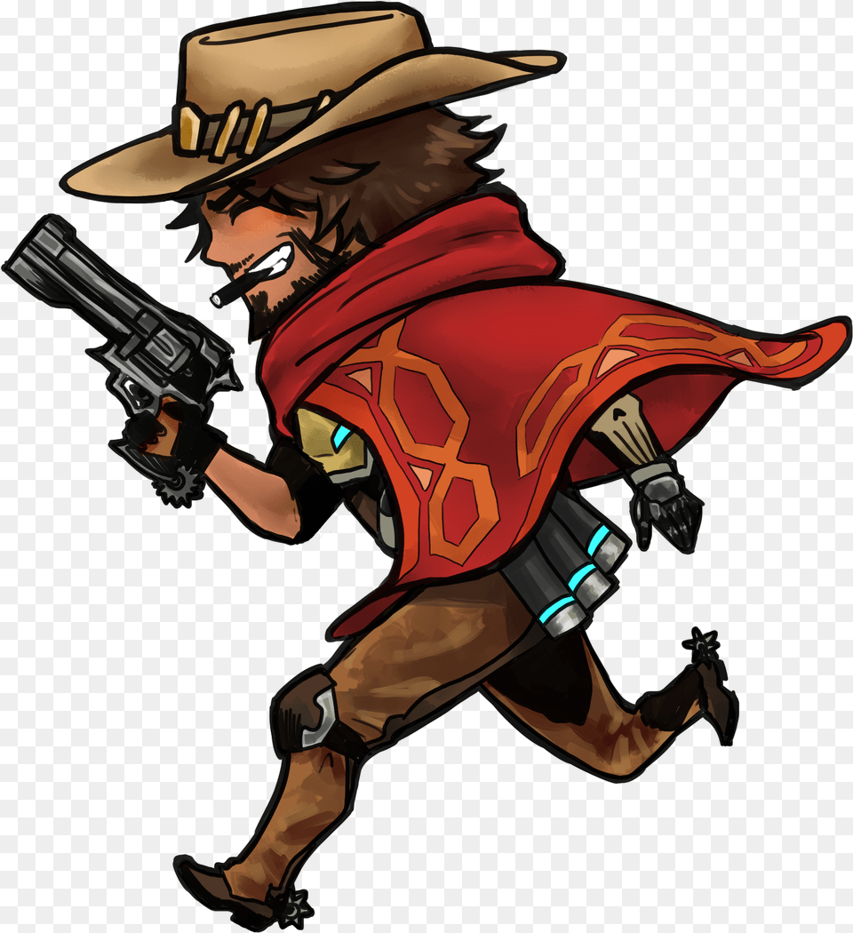Cartoon, Weapon, Hat, Firearm, Clothing Free Transparent Png