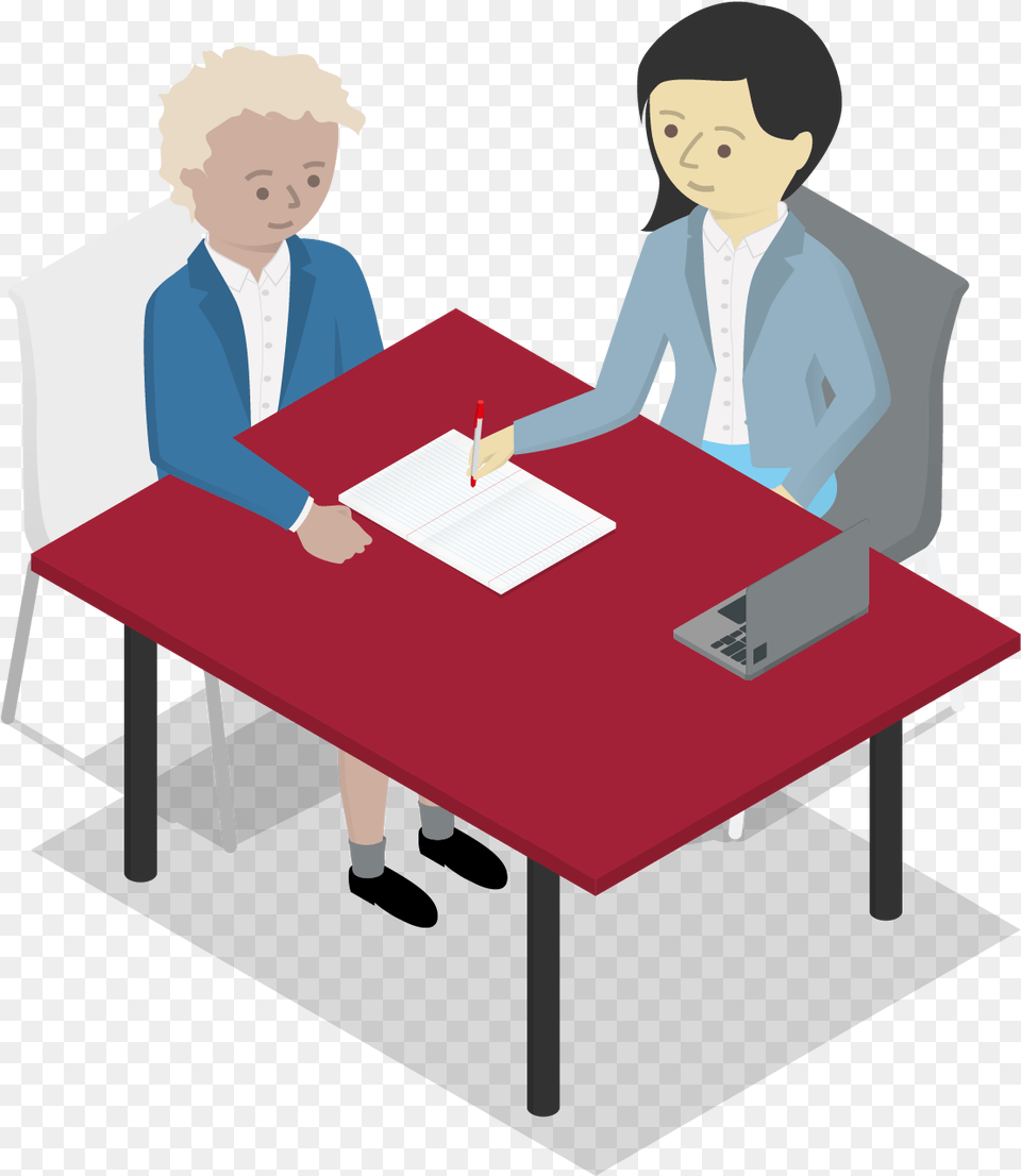 Cartoon, Table, Furniture, Conversation, Person Png