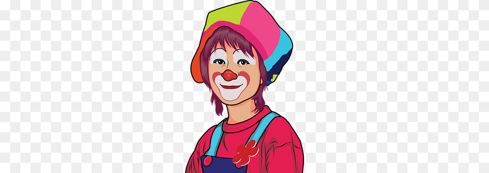 Cartoon Adult, Clown, Female, Performer Png Image