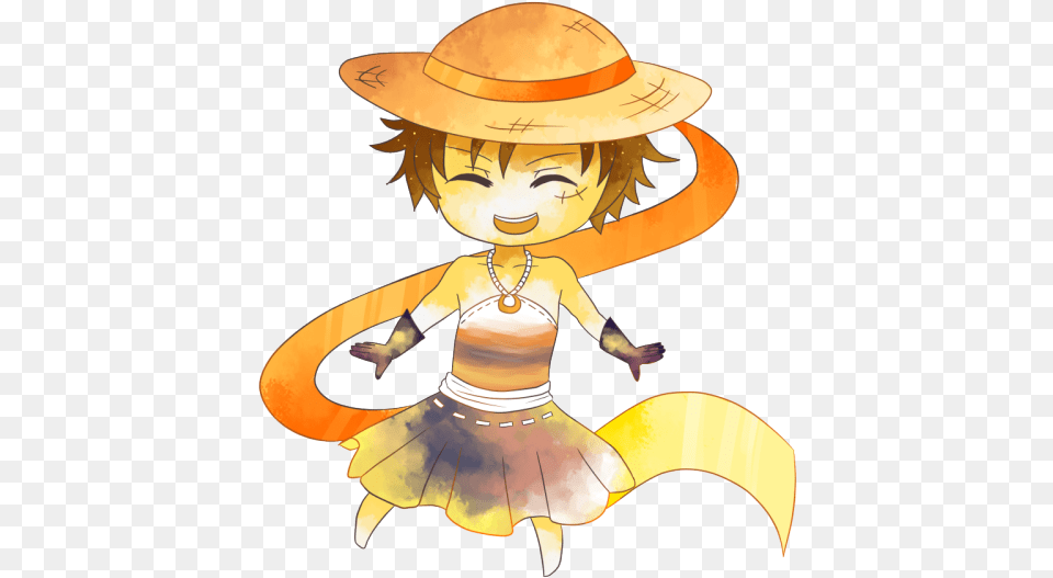 Cartoon, Clothing, Hat, Sun Hat, Person Png Image
