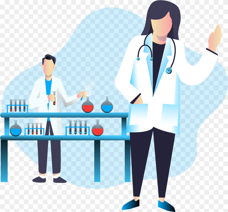 Cartoon, Lab Coat, Clothing, Coat, Person Free Transparent Png