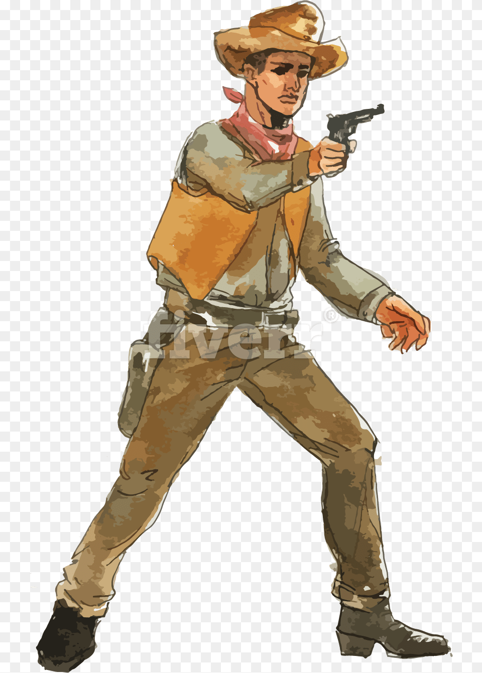 Cartoon, Weapon, Photography, Person, Firearm Free Png Download