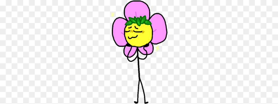 Cartoon, Flower, Plant, Purple, Baby Free Png