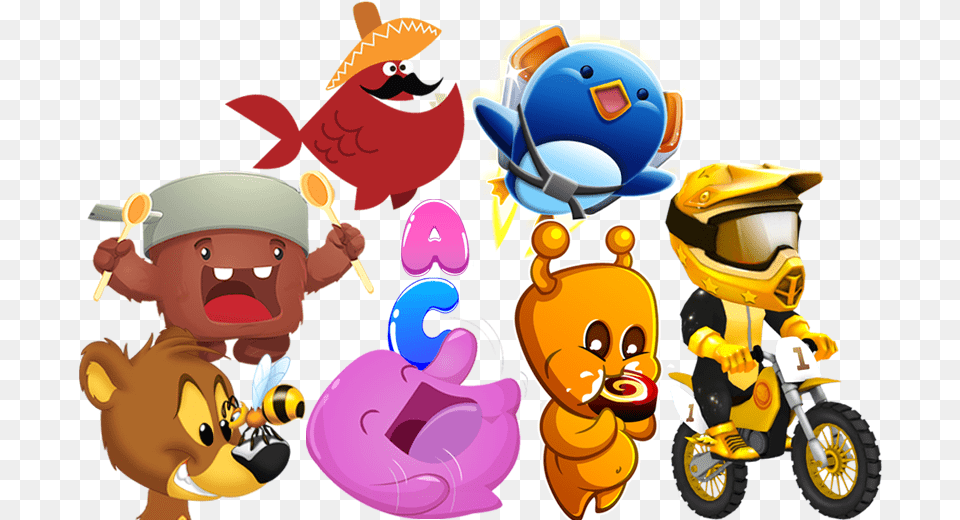 Cartoon, Helmet, Baby, Person, Motorcycle Free Png Download