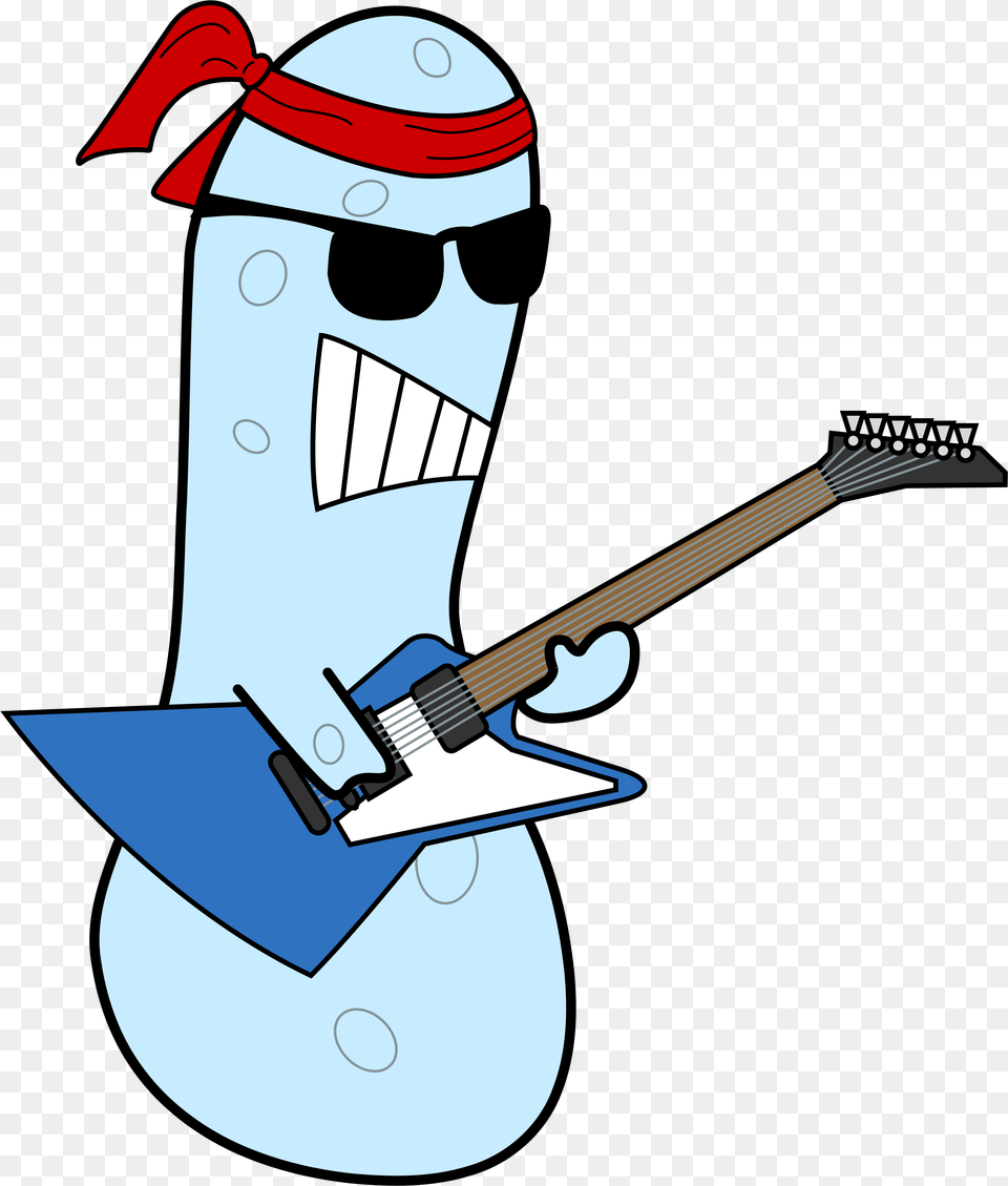 Cartoon, Guitar, Musical Instrument, Person, Outdoors Png Image