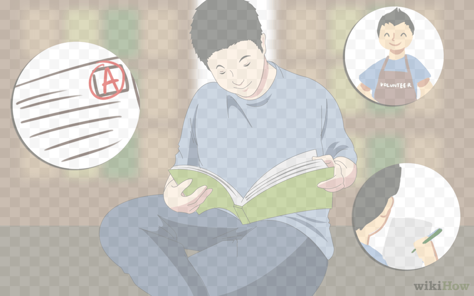 Cartoon, Reading, Publication, Book, Person Png Image