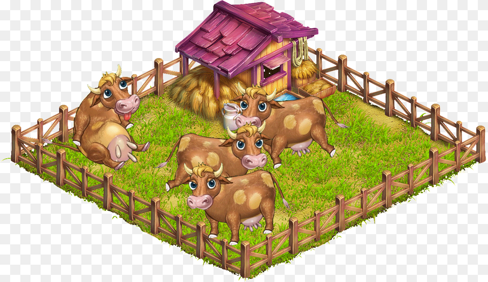 Cartoon, Outdoors, Animal, Cattle, Mammal Free Png Download