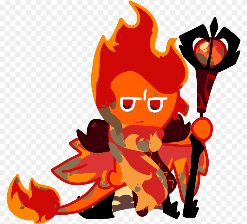 Cartoon, Fire, Flame, Baby, Person Free Png