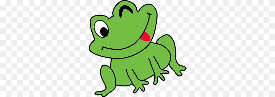 Cartoon Amphibian, Animal, Frog, Wildlife Png Image