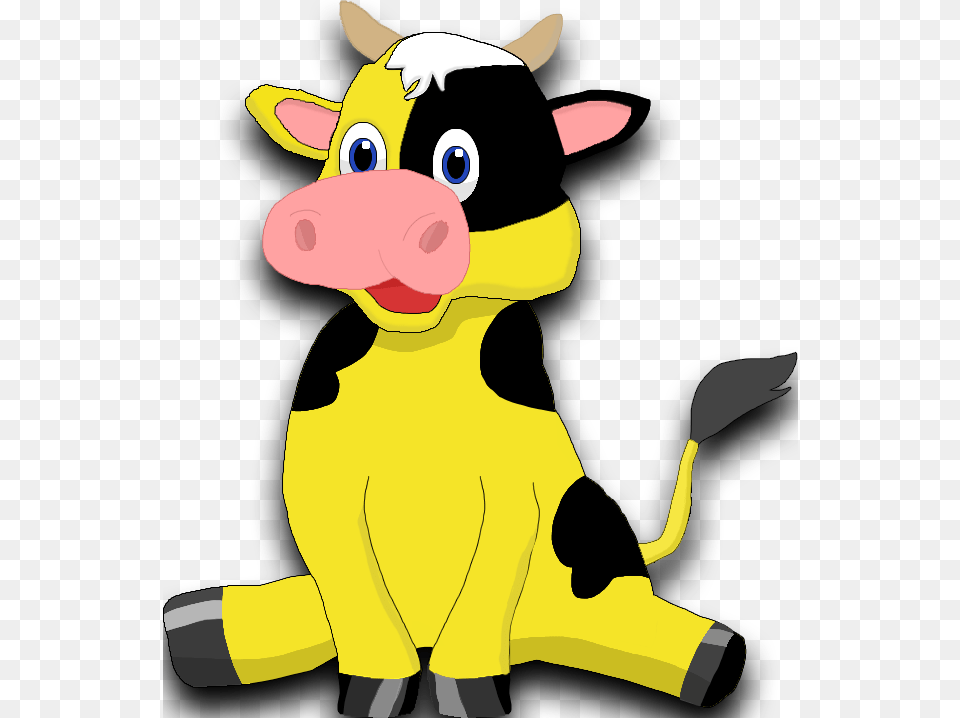 Cartoon, Animal, Cattle, Cow, Livestock Free Transparent Png