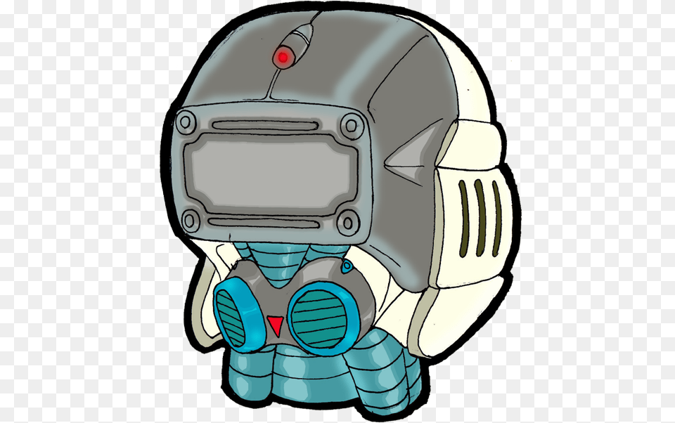 Cartoon, Robot, Helmet Free Png