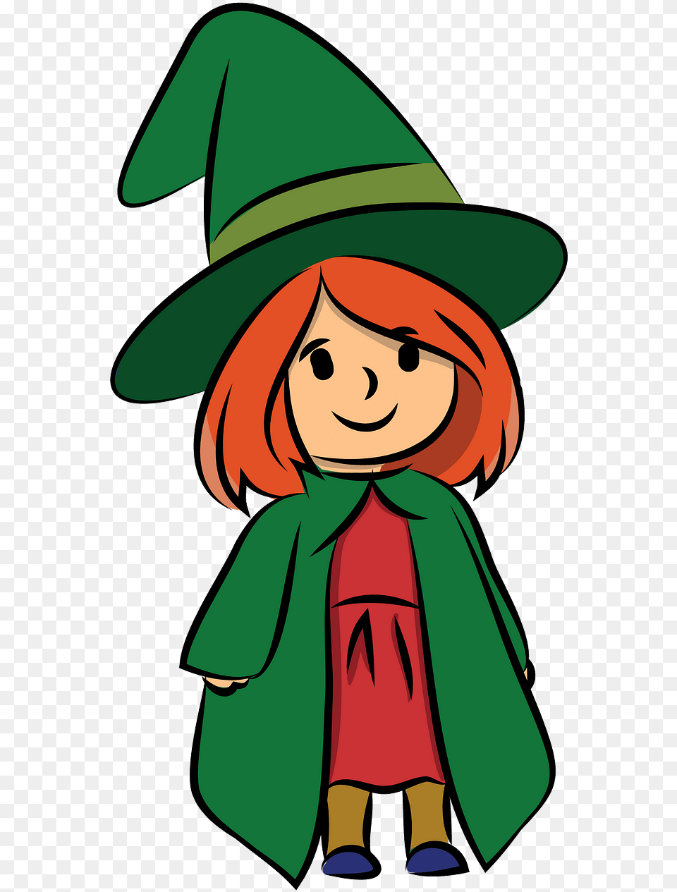 Cartoon, Elf, Person, Book, Cape Free Transparent Png