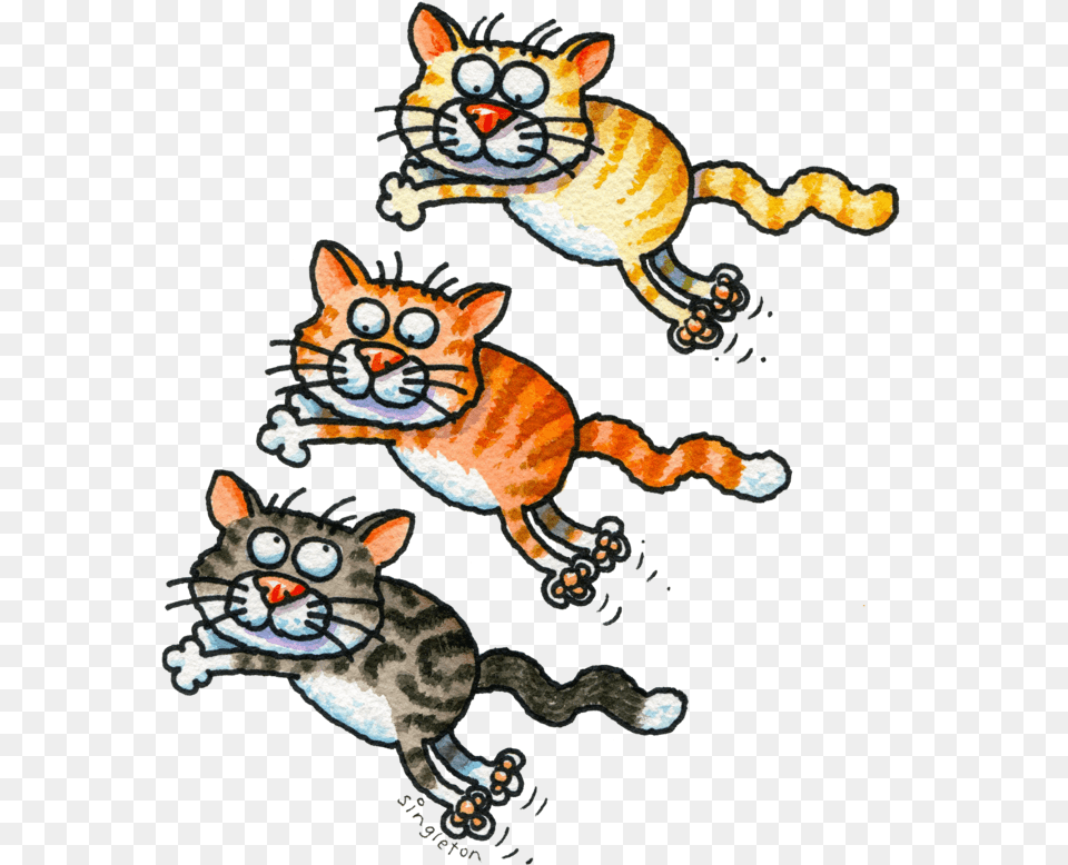 Cartoon, Animal, Cat, Mammal, Pet Free Png