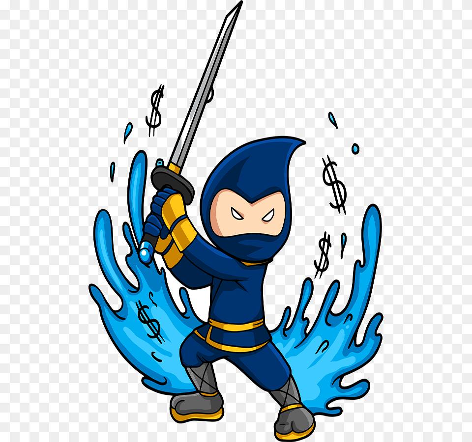 Cartoon, Ninja, Person, Baby, People Free Transparent Png