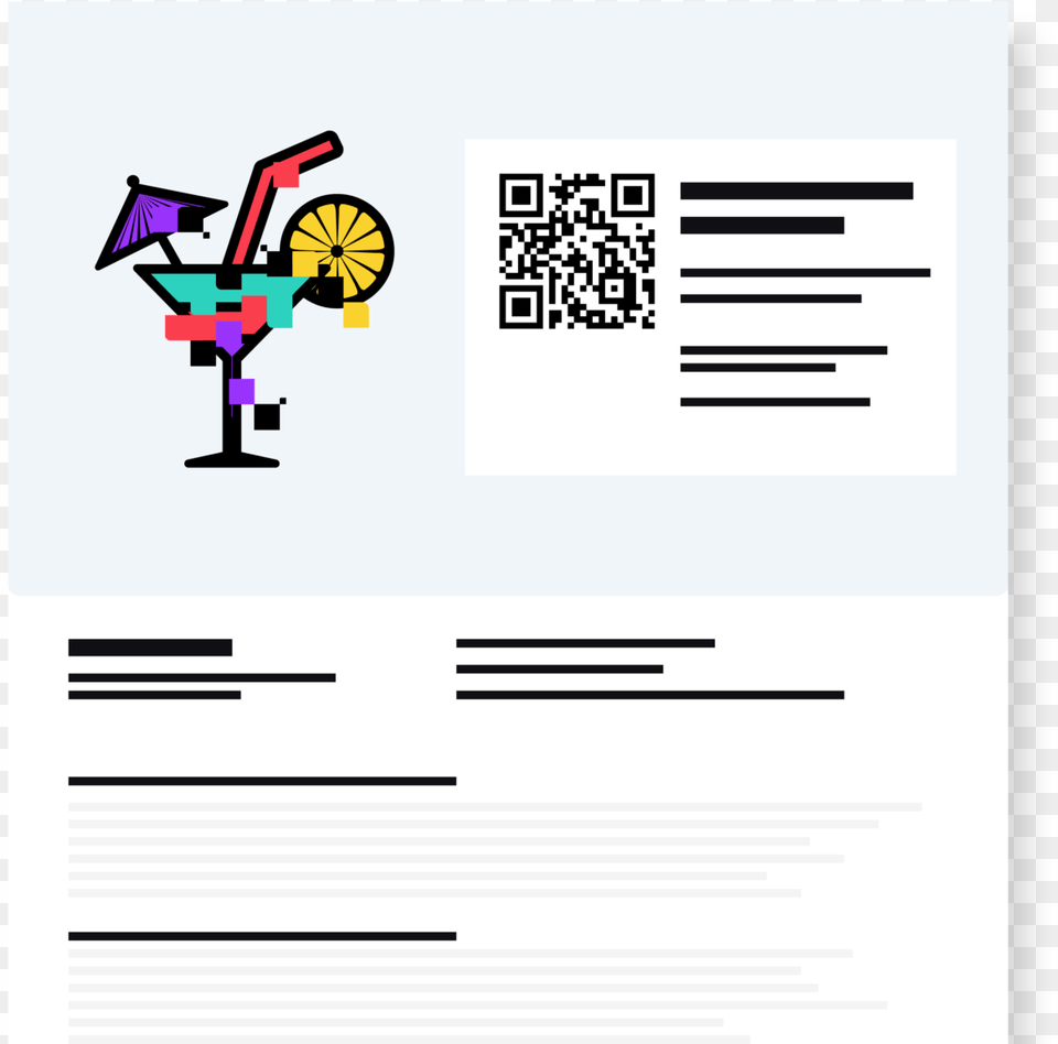 Cartoon, Envelope, Mail, Qr Code, Text Free Png Download