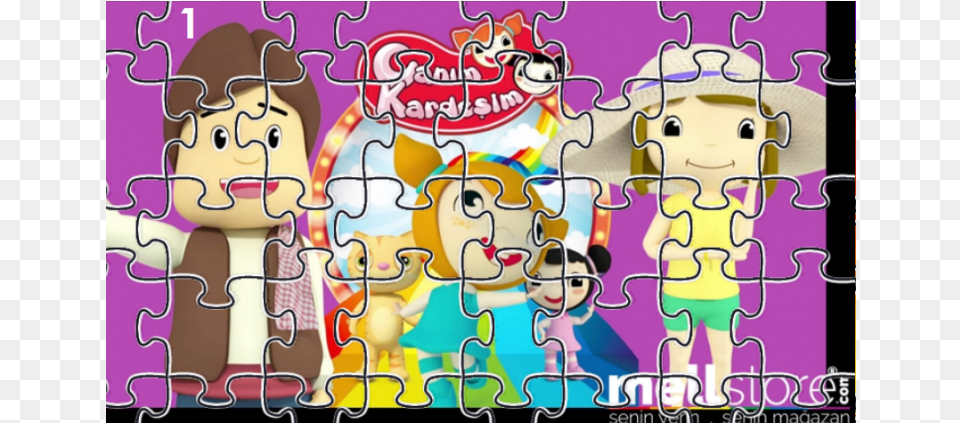 Cartoon, Baby, Person, Game, Jigsaw Puzzle Free Transparent Png