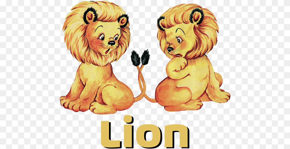 Cartoon, Animal, Lion, Mammal, Wildlife Png Image