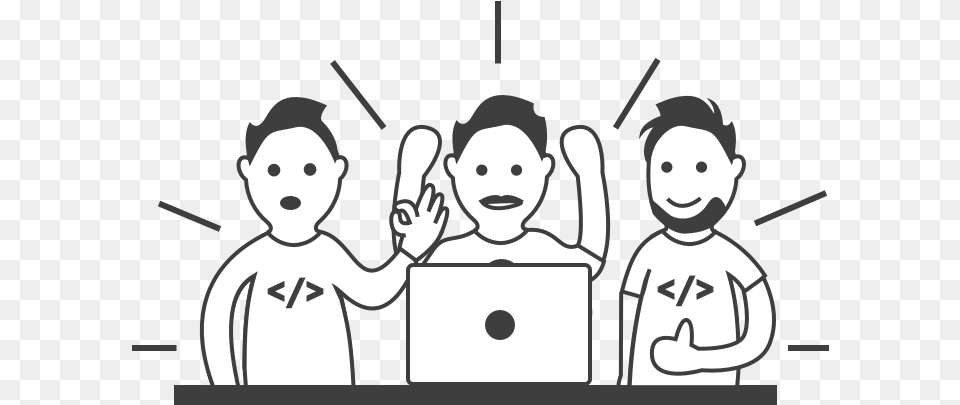 Cartoon, People, Person, Stencil, Baby Free Png Download