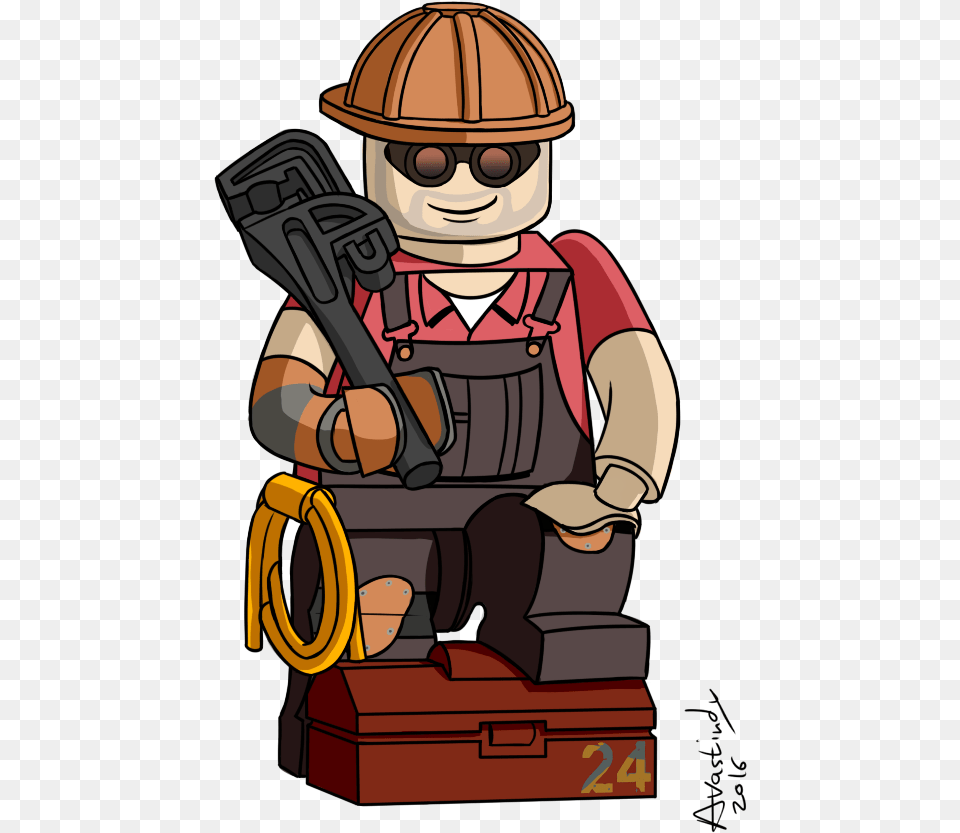 Cartoon, Person, Worker, Cleaning, Baby Png Image