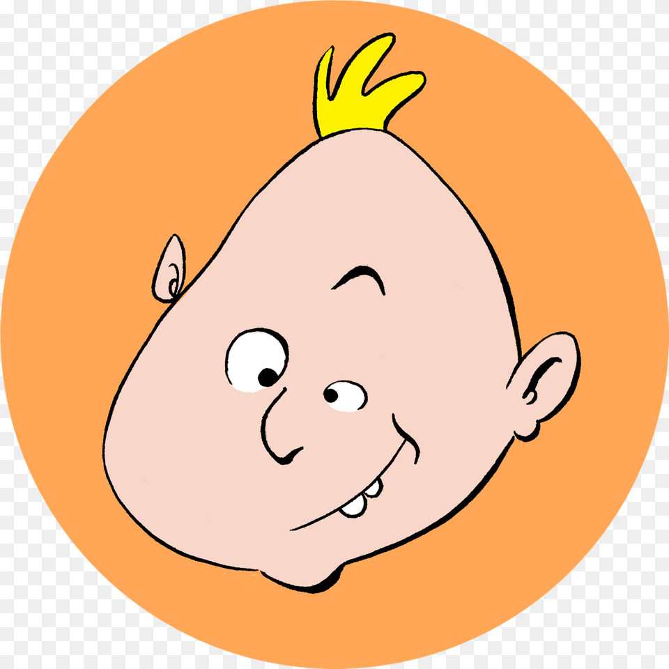 Cartoon, Face, Head, Person, Baby Png