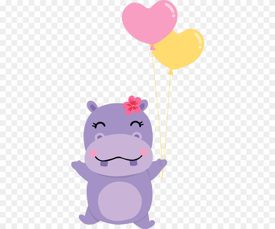 Cartoon, Animal, Balloon, Bear, Mammal Png Image