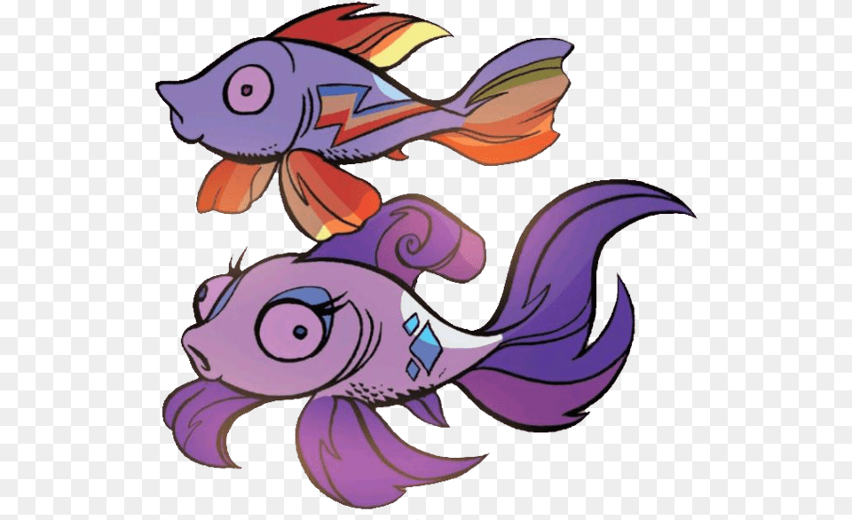 Cartoon, Animal, Sea Life, Fish, Baby Png