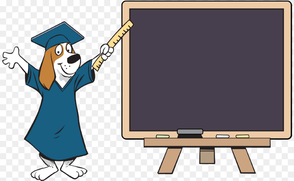 Cartoon, People, Person, Graduation, Blackboard Free Png Download