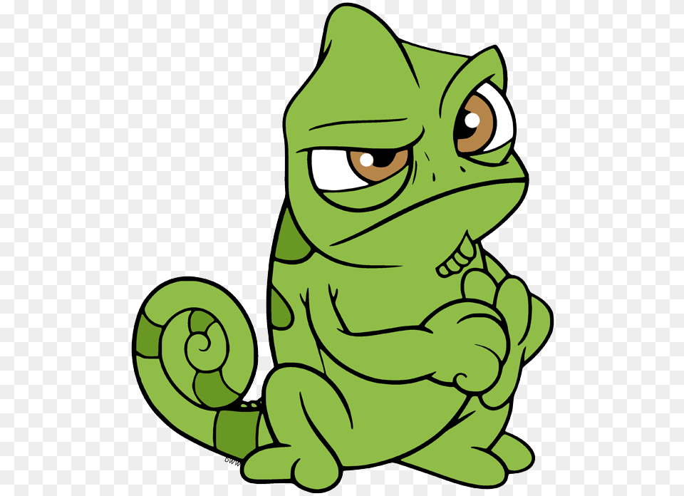 Cartoon, Animal, Green Lizard, Lizard, Reptile Png Image