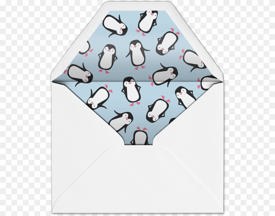 Cartoon, Animal, Bird, Penguin, Envelope Free Png Download