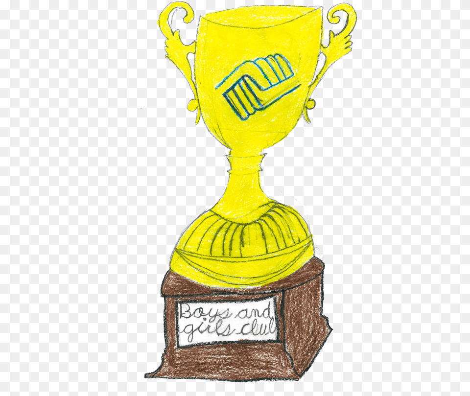 Cartoon, Trophy, Person Free Png