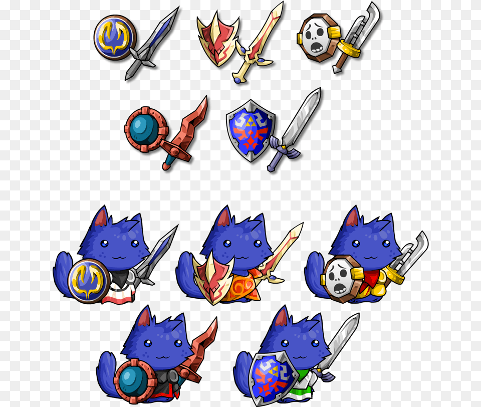 Cartoon, Weapon, Sword, Pet, Mammal Free Png