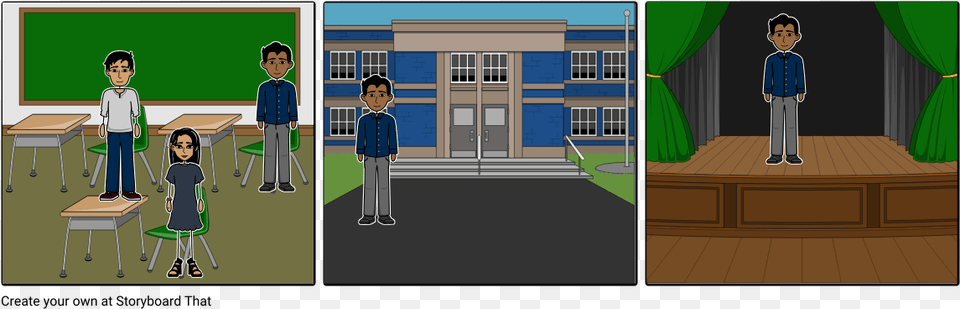 Cartoon, Architecture, Building, School, Person Png Image