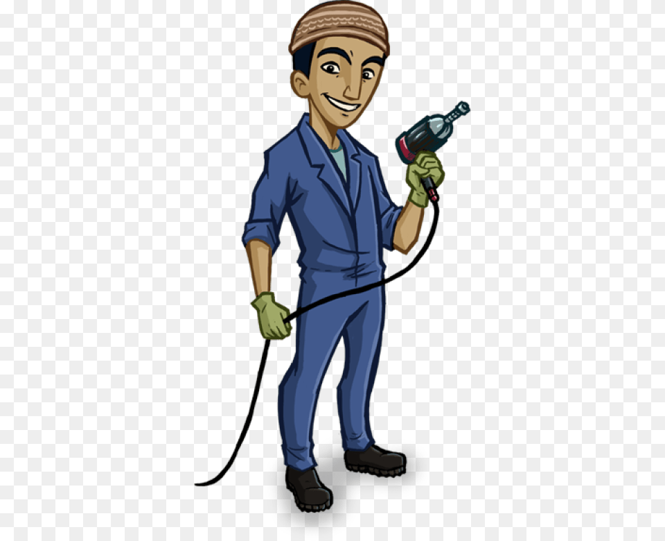 Cartoon, Person, Cleaning, Face, Head Free Png Download