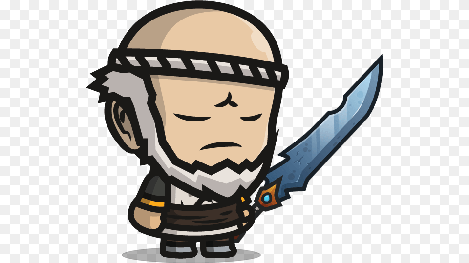 Cartoon, Sword, Weapon, Baby, Person Png