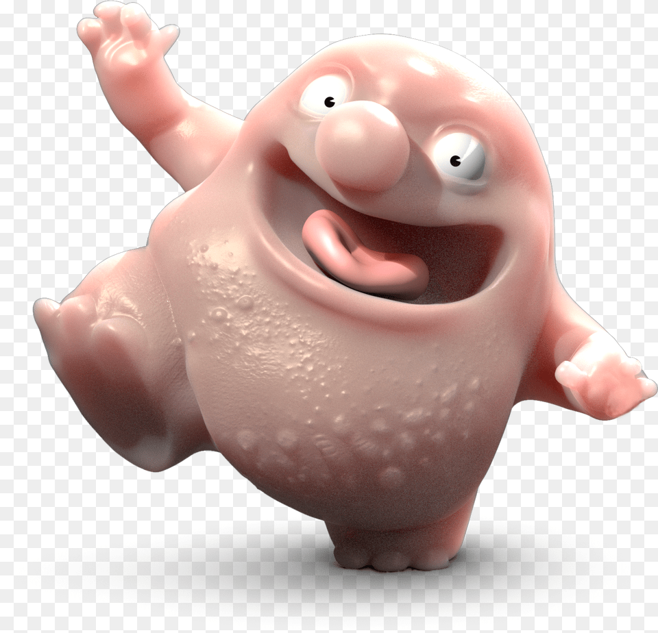 Cartoon, Baby, Person, Piggy Bank Free Transparent Png