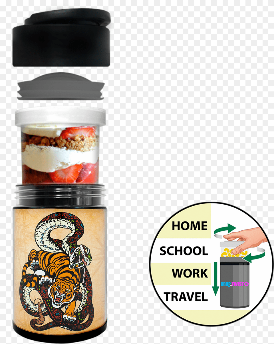 Cartoon 4200, Jar, Animal, Mammal, Tiger Free Png Download