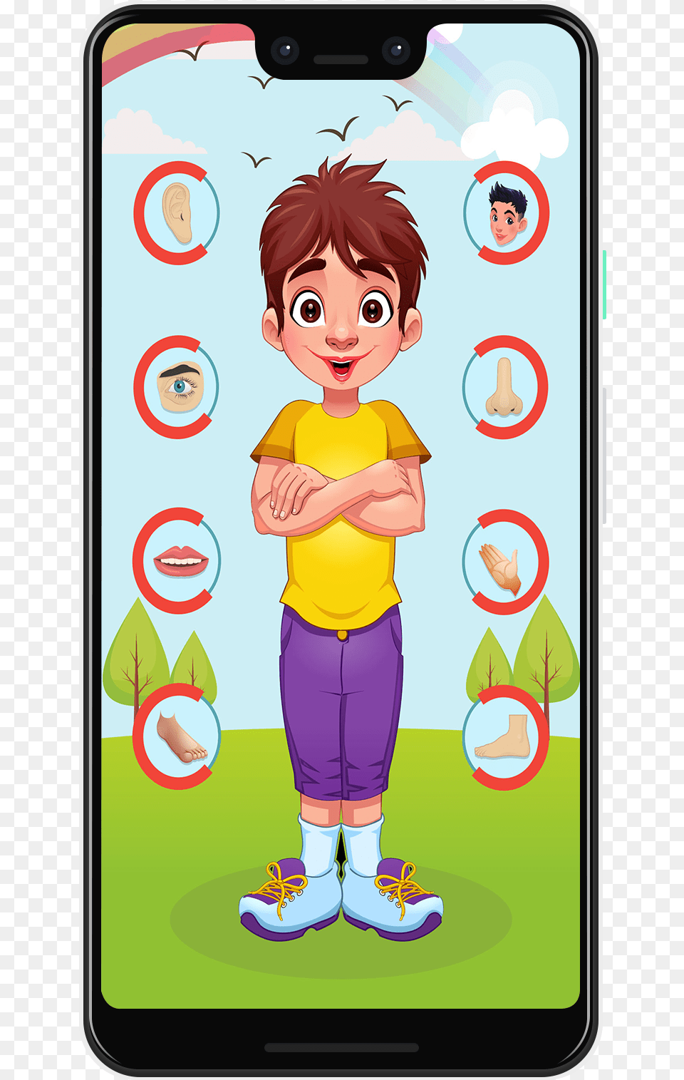 Cartoon, Baby, Person, Electronics, Phone Png Image