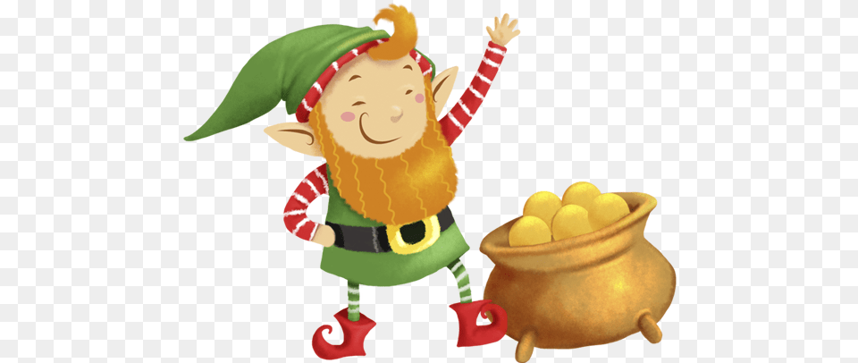 Cartoon, Elf, Baby, Person, Face Png Image