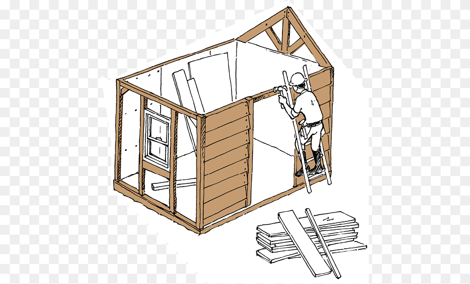 Cartoon, Wood, Carpenter, Plywood, Person Free Png