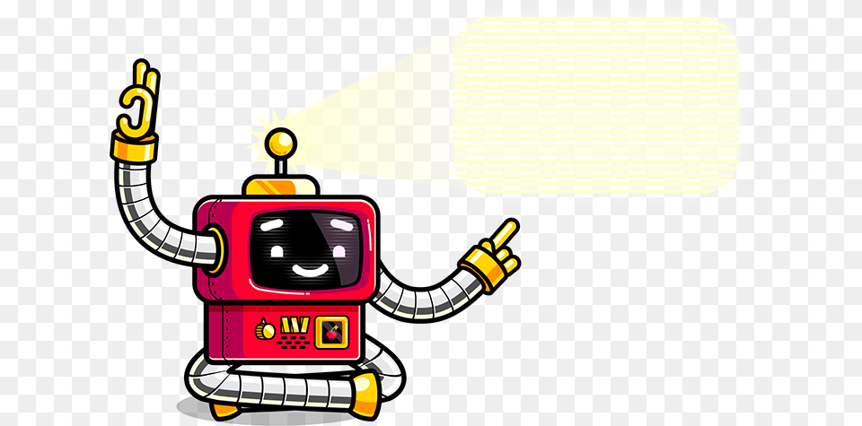 Cartoon, Robot, Smoke Pipe Free Transparent Png