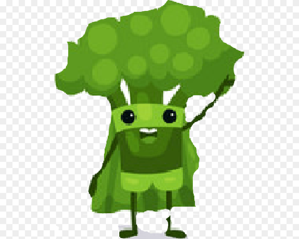 Cartoon, Broccoli, Food, Green, Plant Png