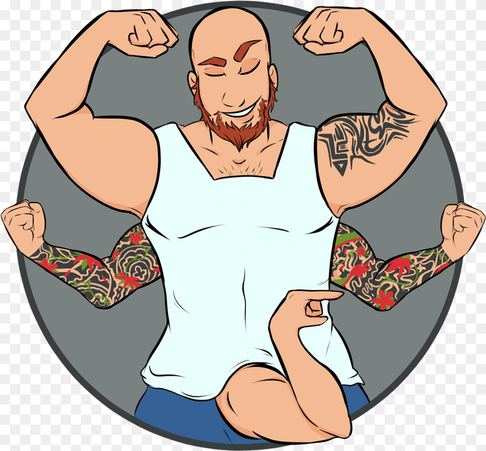 Cartoon, Tattoo, Skin, Person, Baby Free Png Download