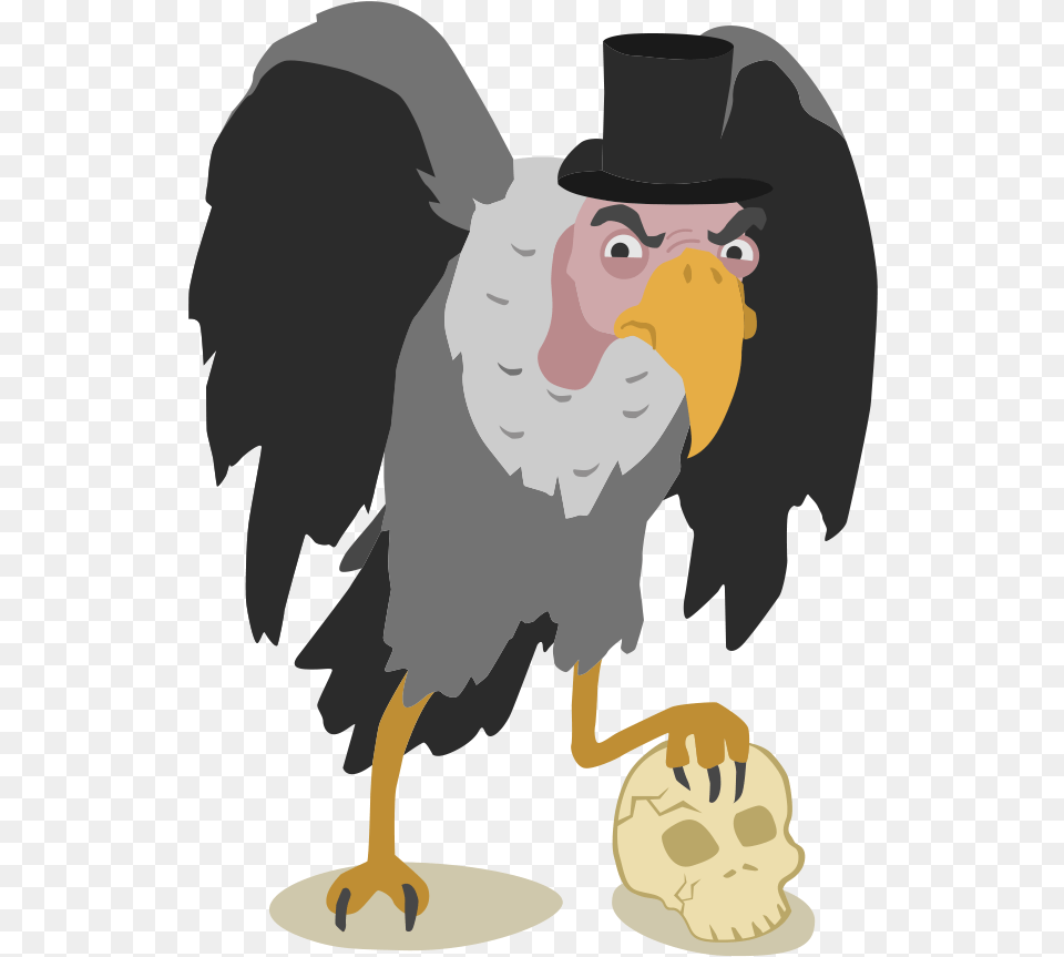 Cartoon, Animal, Beak, Bird, Vulture Free Png