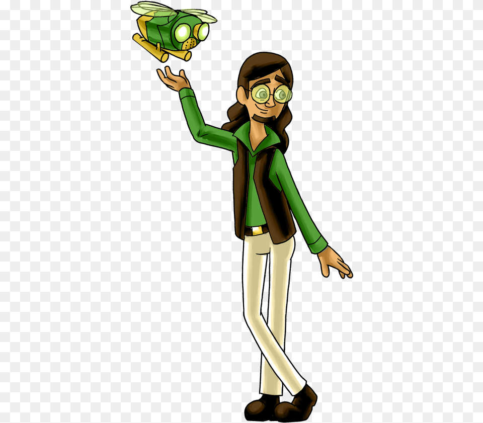 Cartoon, Green, Person, Adult, Female Free Png