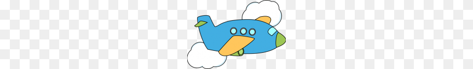 Cartoon Airplane Clipart Cute Airplane Airplane Flying Through, Disk, Animal Free Png