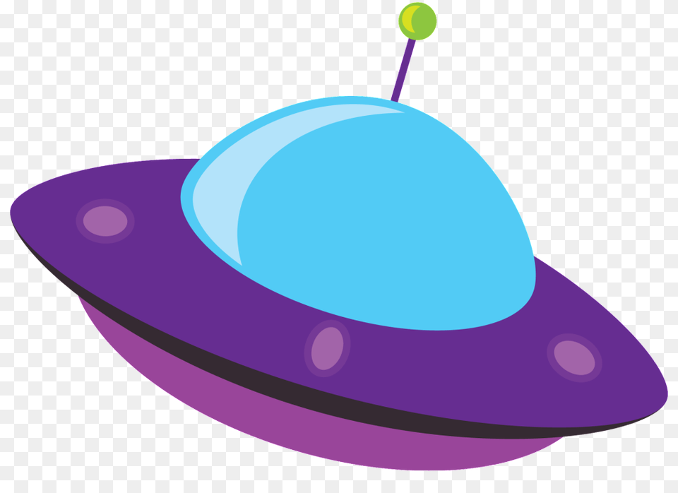 Cartoon Alien Flying Saucer Element Download, Clothing, Hat, Astronomy, Outer Space Free Transparent Png